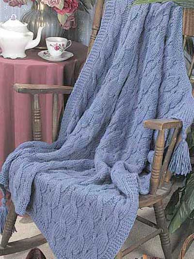 Free Afghan & Throw Knitting Patterns - Cables Coming and ...