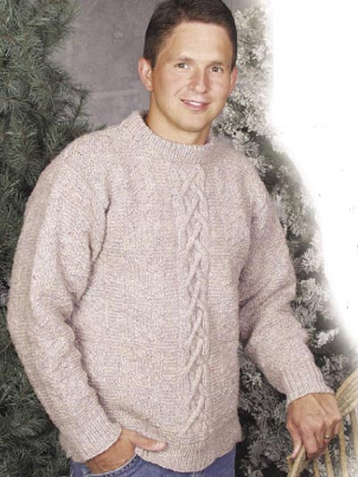 Free Long-Sleeved Sweater Knitting Patterns - Diamonds & Cable ...