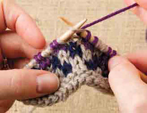 Avoid puckers by spreading out stitches used