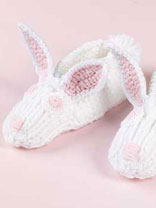 Knit Bunny Slippers