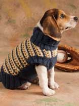 Slip-Stitch Style Dog Sweater